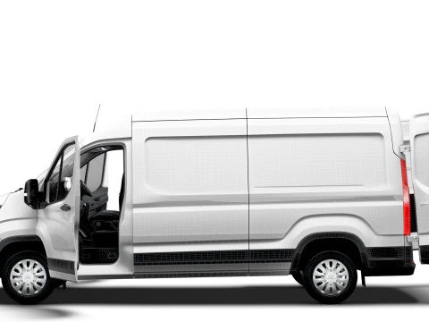 Maxus Deliver 9 Van L3H2 HQInterior 2025 3D Model