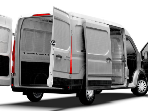 Maxus Deliver 9 Van L3H2 HQInterior 2025 3D Model