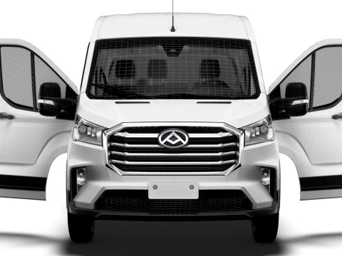 Maxus Deliver 9 Van L3H2 HQInterior 2025 3D Model