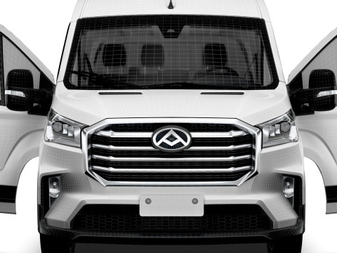 Maxus Deliver 9 Van L3H2 HQInterior 2025 3D Model