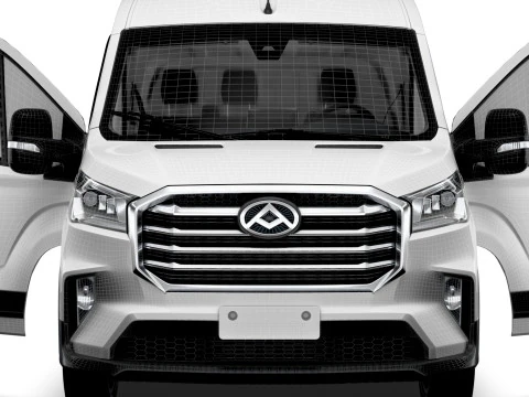 Maxus Deliver 9 Van L3H2 HQInterior 2025 3D Model