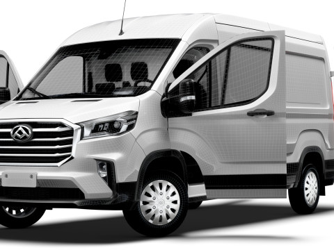 Maxus Deliver 9 Van L3H2 HQInterior 2025 3D Model