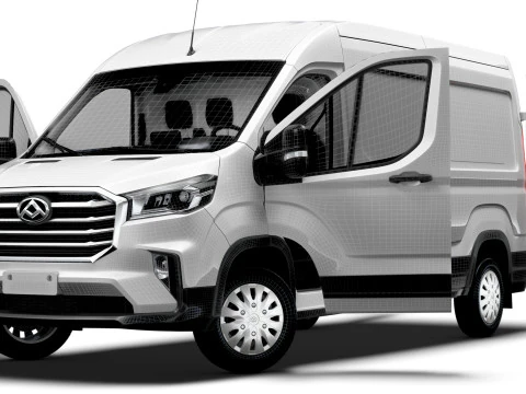Maxus Deliver 9 Van L3H2 HQInterior 2025 3D Model