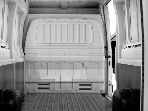 Maxus Deliver 9 Van L3H2 HQInterior 2025 3D Model