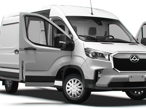 Maxus E Deliver 9 Van L3H2 HQInterior 2025 3D Модель