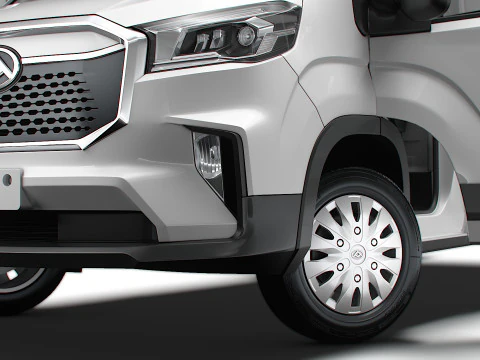 Maxus E Deliver 9 Van L3H2 HQInterior 2025 3D Model