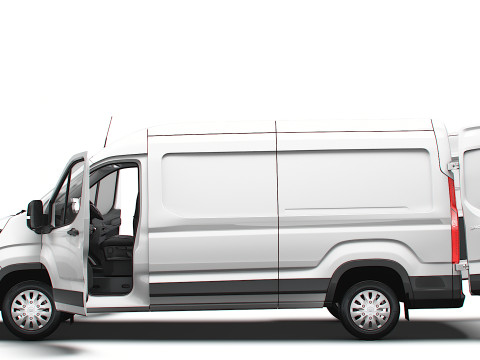 Maxus E Deliver 9 Van L3H2 HQInterior 2025 3D Model