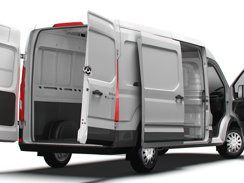 Maxus E Deliver 9 Van L3H2 HQInterior 2025 3D Model