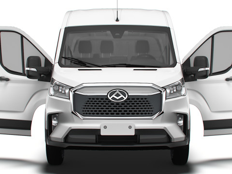 Maxus E Deliver 9 Van L3H2 HQInterior 2025 3D Model
