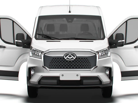 Maxus E Deliver 9 Van L3H2 HQInterior 2025 3D Model