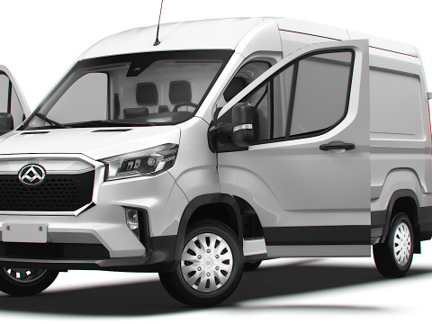 Maxus E Deliver 9 Van L3H2 HQInterior 2025 3D Model