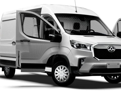 Maxus E Deliver 9 Van L3H2 HQInterior 2025 3D Model