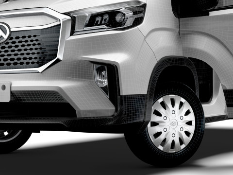 Maxus E Deliver 9 Van L3H2 HQInterior 2025 3D Model