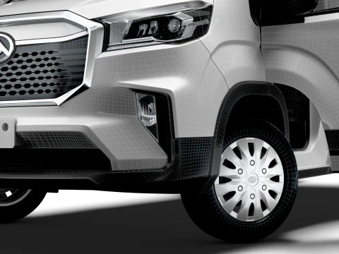 Maxus E Deliver 9 Van L3H2 HQInterior 2025 3D Model