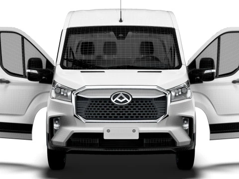 Maxus E Deliver 9 Van L3H2 HQInterior 2025 3D Model