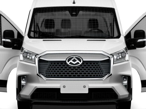 Maxus E Deliver 9 Van L3H2 HQInterior 2025 3D Model