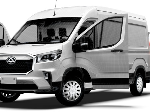 Maxus E Deliver 9 Van L3H2 HQInterior 2025 3D Model