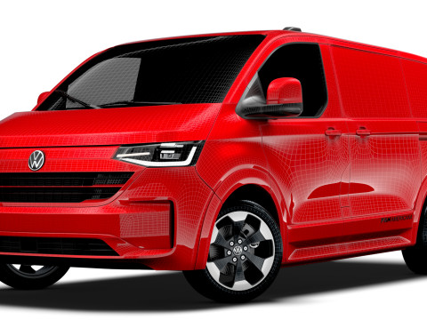 Volkswagen E Transporter L1H1 2025 3D Model