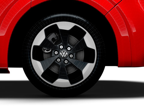 Volkswagen E Transporter L1H1 2025 3D Model