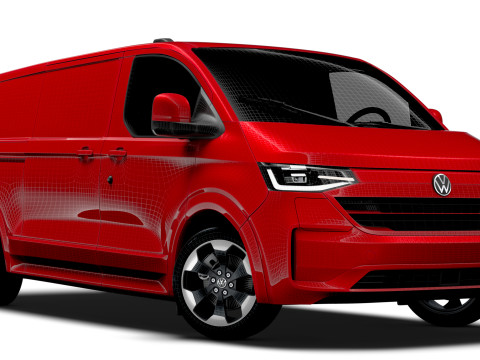 Volkswagen E Transporter L2H1 2025 3D-Modell