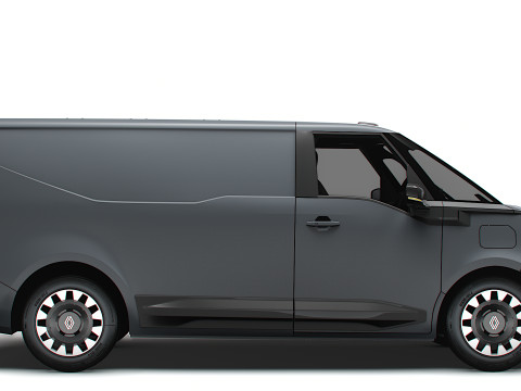 Renault Trafic e Tech Panel Van 2025 Modello 3D