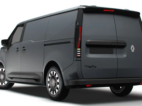 Renault Trafic e Tech Furgone 2025 Modello 3D