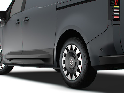 Renault Trafic e Tech Panel Van 2025 Modello 3D