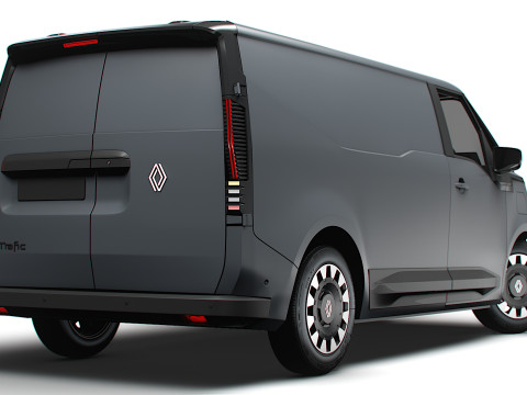 Renault Trafic e Tech Panel Van 2025 Modello 3D