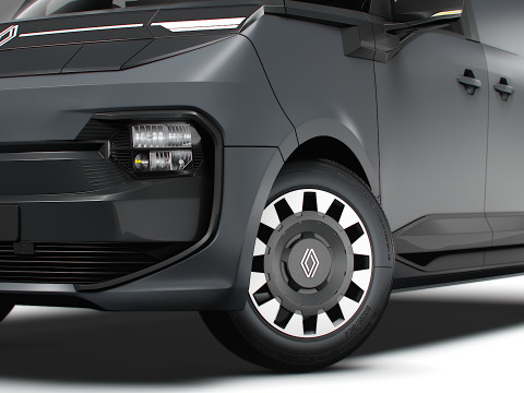 Renault Trafic e Tech Panel Van 2025 Modello 3D