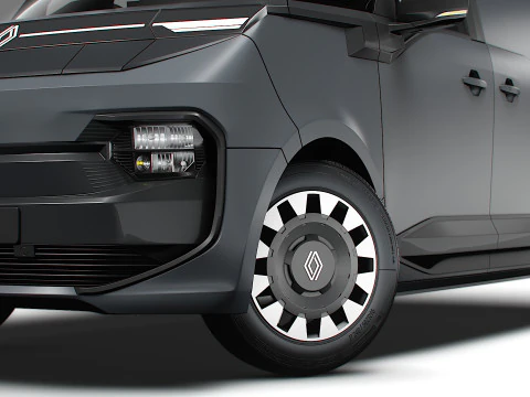 Renault Trafic e Tech Furgone 2025 Modello 3D
