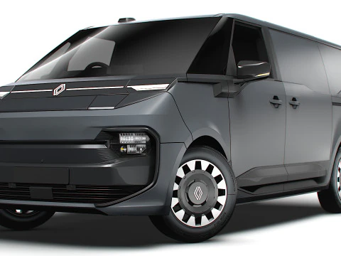 Renault Trafic e Tech Furgone 2025 Modello 3D