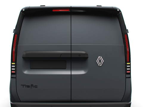 Renault Trafic e Tech Panel Van 2025 Modello 3D