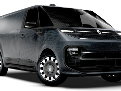 Renault Trafic e Tech Furgone 2025 Modello 3D