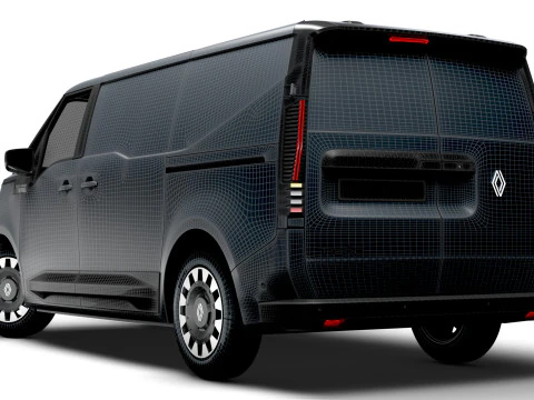 Renault Trafic e Tech Furgone 2025 Modello 3D