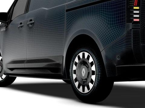 Renault Trafic e Tech Furgone 2025 Modello 3D