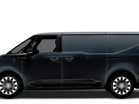 Renault Trafic e Tech Panel Van 2025 Modello 3D
