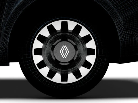 Renault Trafic e Tech Furgone 2025 Modello 3D