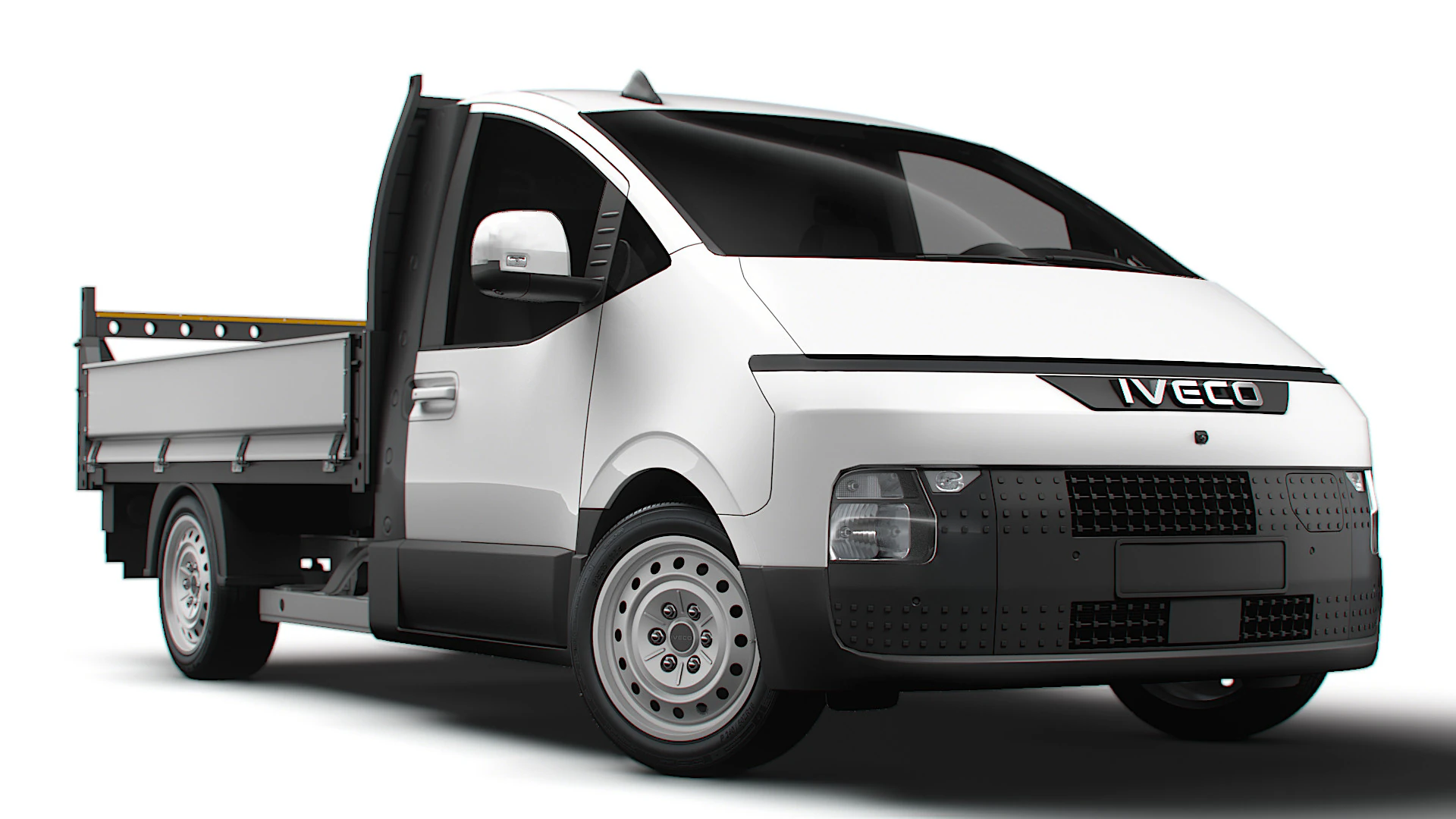 Iveco eMoovy Pickup 2025 3D Model .c4d .max .obj .3ds .fbx .stl .blend 