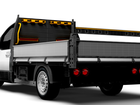 Iveco eMoovy Pickup 2025 Model 3D