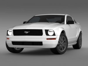 ford mustang 2005 Modelo 3D