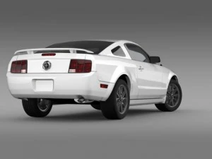 ford mustang 2005 3D Model
