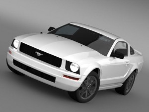 ford mustang 2005 3D Model