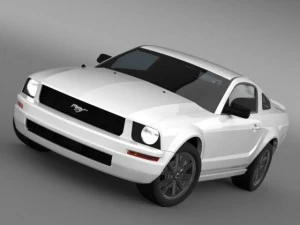 ford mustang 2005 3D Model