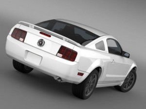 ford mustang 2005 3D Model