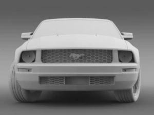 ford mustang 2005 3D Model