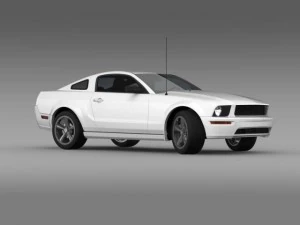 ford mustang bullit 2008 3D Model
