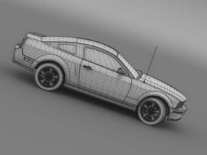 ford mustang bullit 2008 3D Model