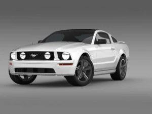 ford mustang glassroof gt 2009 3D Model