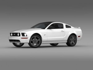 ford mustang glassroof gt 2009 Modèle 3D