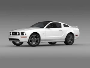 ford mustang glassroof gt 2009 3D Model